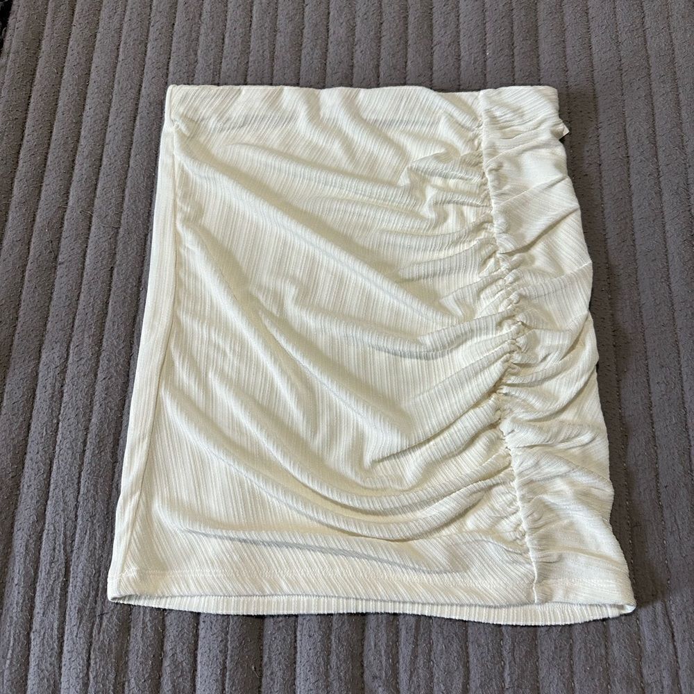 Naked Wardrobe | ruched detail mini skirt